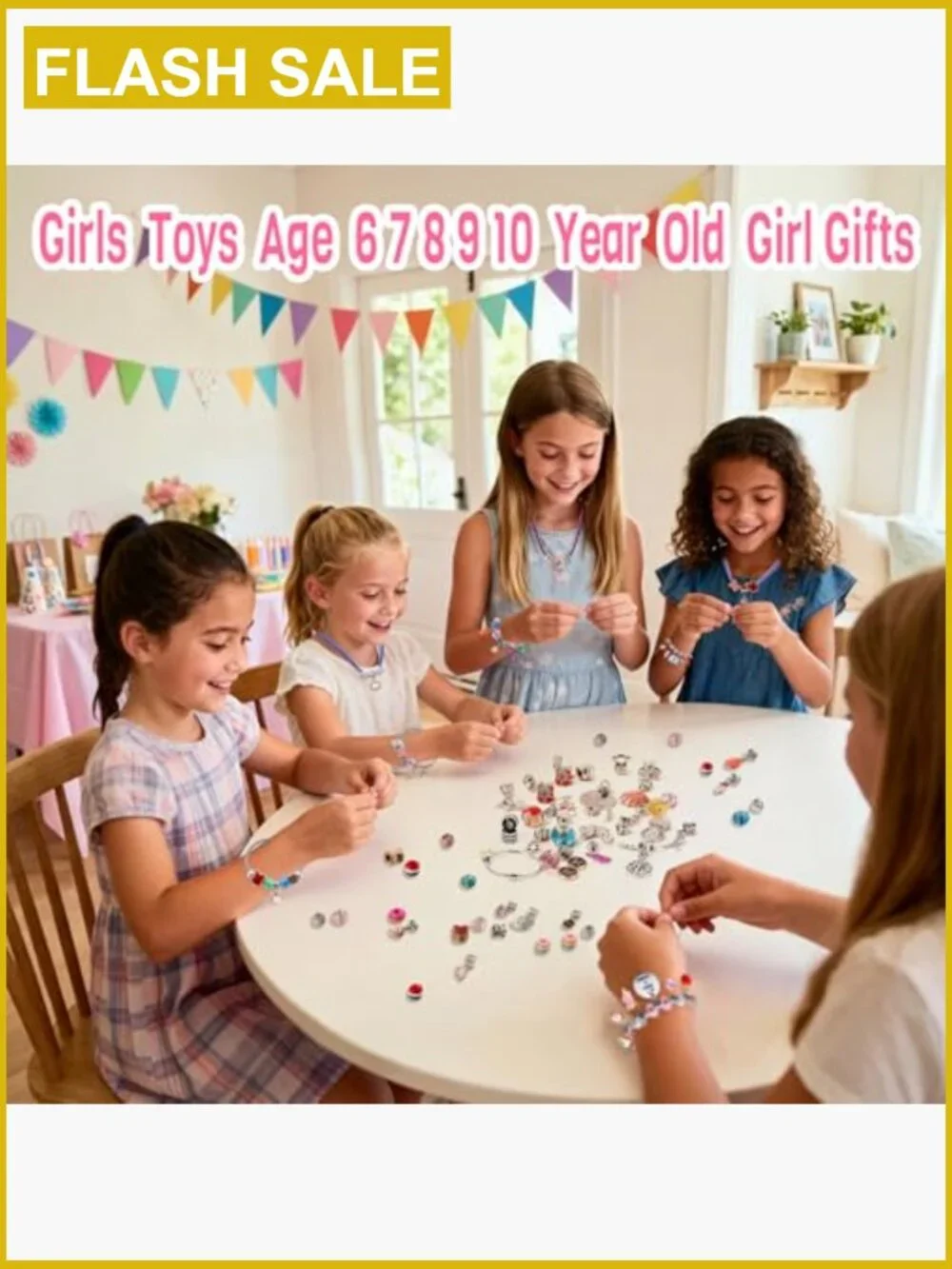 Charm Bracelet Making Kit for Girls 6-12 Unicorn Jewelry Craft